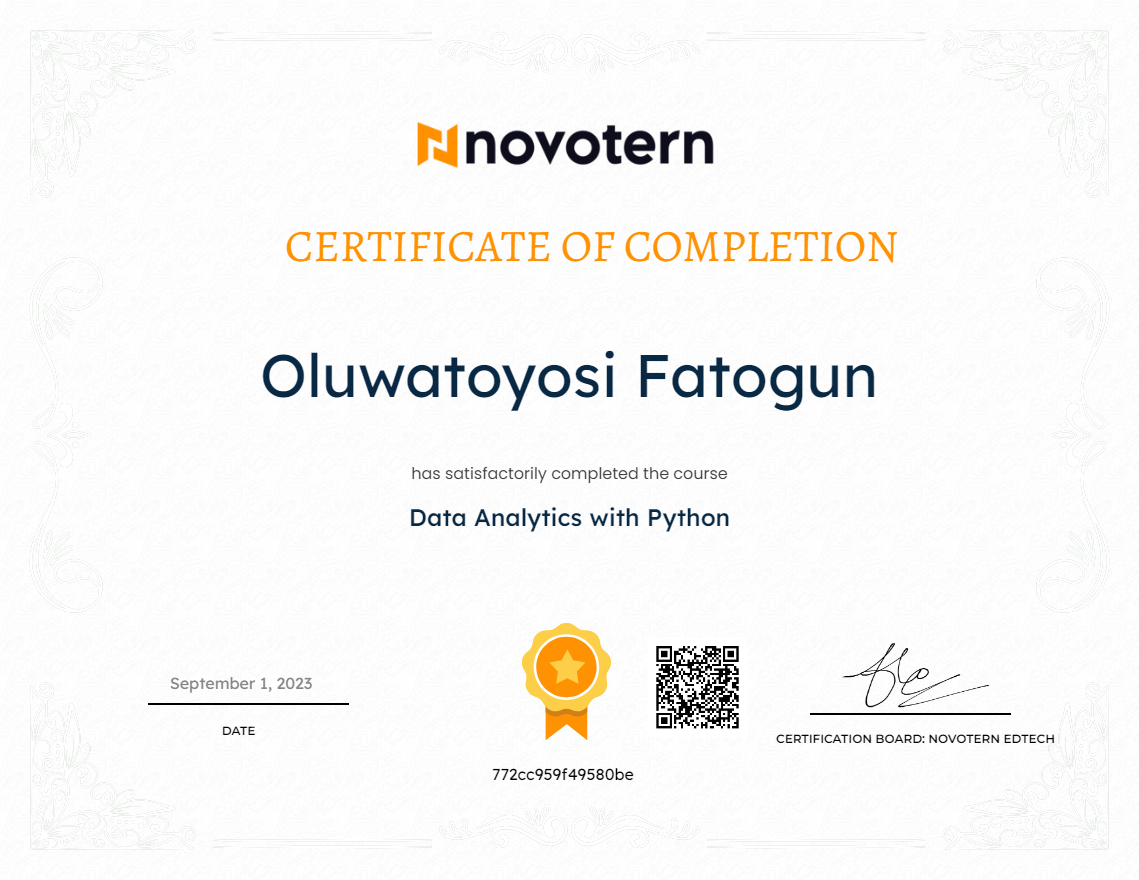 Data Analytics with Python